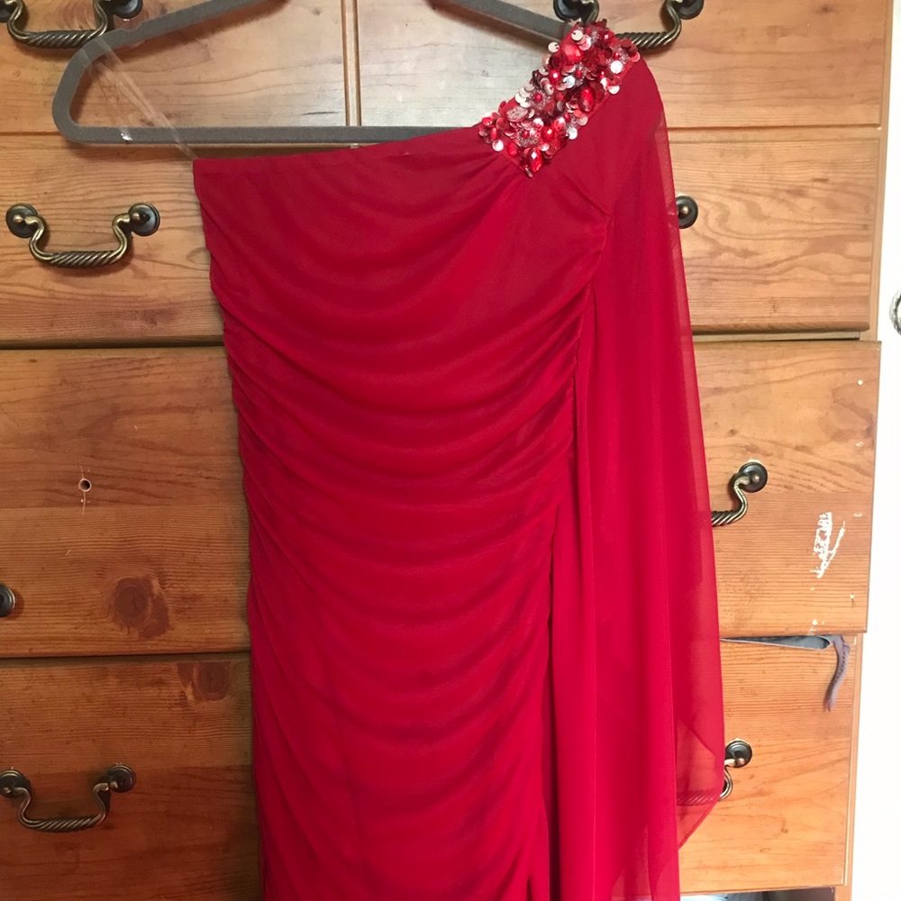 Red dress